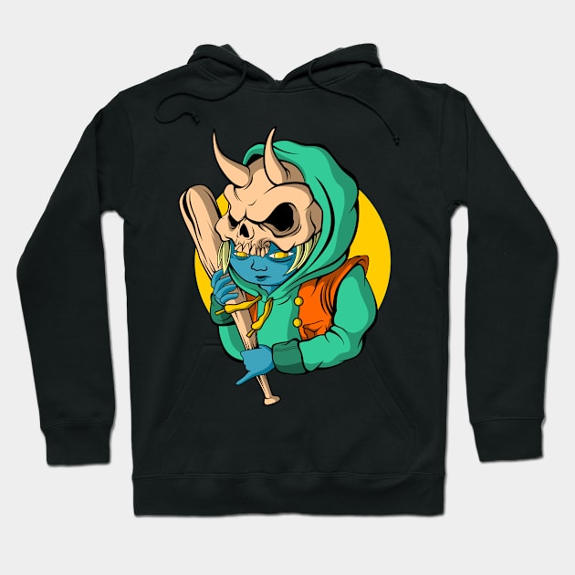 SKULL BOY STREET Hoodie by sugiartoss_